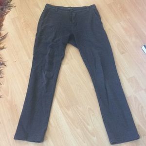 Betabrand French Terry Pinstripe Dress Pant Sweats